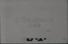 "Watermark, Wove J. Whatman 1829"
