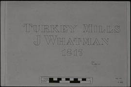 "Watermark, Turkey Mills J. Whatman."