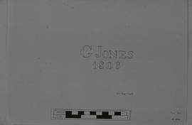"Watermark Wove G.Jones 1808"
