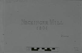 "Watermark Wove Neckinger Mill 1804"