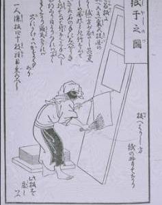 "Jap paper Drying wet sheets"