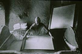 "Paper, Kashmir. Paper on mould"