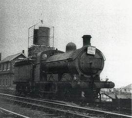 Pumping windmill on water tower at Hornsea Station