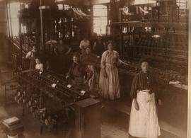 Workers at Woods Mill, Harpurhey, Manchester
