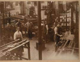 Workers at Woods Mill, Harpurhey, Manchester