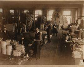 Workers at Woods Mill, Harpurhey, Manchester