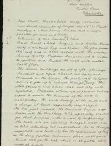 Report and plan, George Keys saw mill, Gloucester p. 2