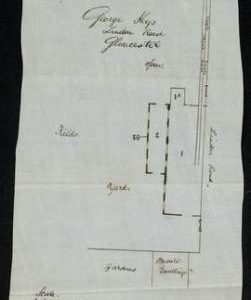 Report and plan, George Keys saw mill, Gloucester p. 1
