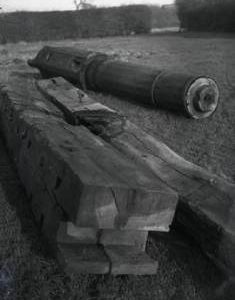 "Windmill at Bledlow Ridge, Bucks - great post on ground after demolition of mill"