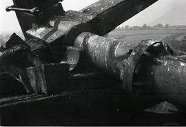 Windshaft and canister, Bradwell Windmill, Bucks"