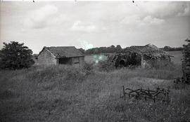 "Remains of the portable engine and outbuildings at the site of the tower mill, Haddenham, Bucks"