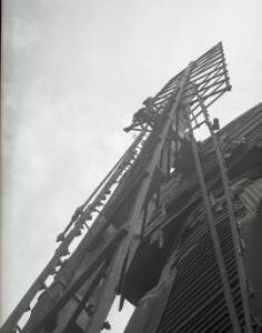 "Windmill at Lacey Green, Bucks - view of sails"