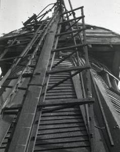 "Windmill at Lacey Green, Bucks - remaining patent sail"