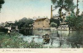St. Neots. House Boats on River Ouse