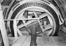 Windshaft and brakewheel of Great Bircham Mill