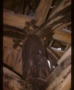 Interior, post mill, Lower Dean