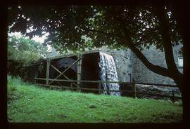 Exterior of stone watermill building