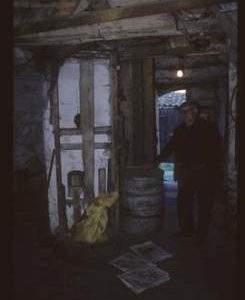 View inside combined wind- and watermill