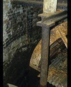 Interior of watermill