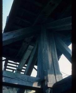 Trestle of post mill