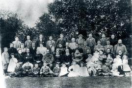 Group photograph of William French's Golden Wedding