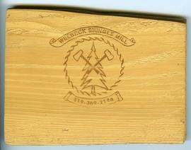 FWG 03616 Wooden shingle, Welbeck Sawmill