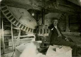 Miller sat on stonecasing