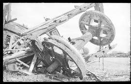 Wreck of post mill, Kirkby Green