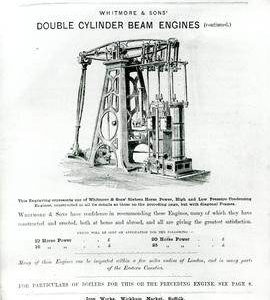 Double Cylinder Beam Engines Advertisement 2
