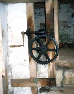Sluice control, Hall Mill, Hilborough