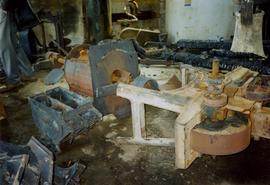Salvaged equipment, watermill, Great Bardfield