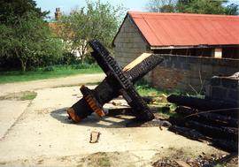 Burnt Spur Wheel and Wallower, watermill, Great Bardfield
