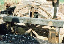 Remnants of pit wheel, watermill, Great Bardfield
