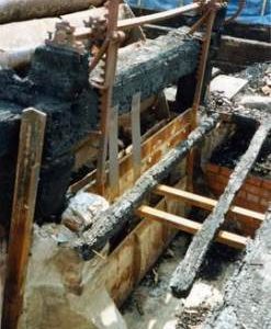 Interior remains, watermill, Great Bardfield