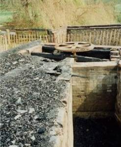 Remains of spur wheel, watermill, Great Bardfield
