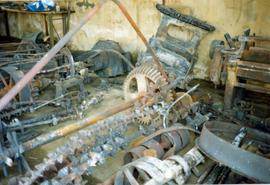Salvaged equipment, watermill, Great Bardfield