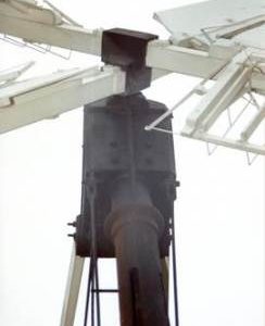 Close-up of Top Hollow - Post, Hollow-post mill, Starston