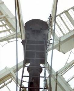 Close-up of Rear Hollow - Post, Hollow-post mill, Starston