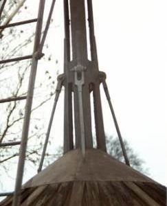 Close-up of Bottom Hollow - Post, Hollow-post mill, Starston