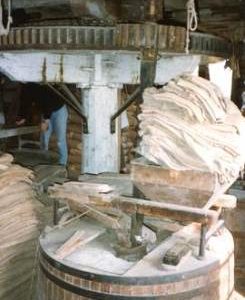 Great Spur Wheel and Millstones, Deben Mill, Wickham Market