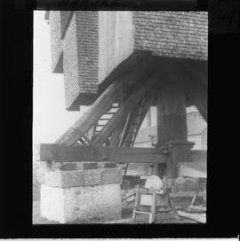 Marcke, France, trestle of post mill