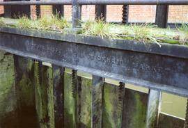 Whitmore and Sons sluices close-up, Clover's Mill, Dedham