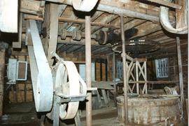 Sack hoist and millstone, watermill, Hoxne