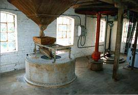 Millstone and machinery, watermill, Layham