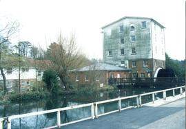 Crabble Corn Mill, Temple Ewell and River