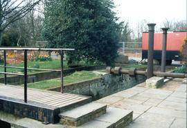 Waterwheel pit, Abbot's Mill, Canterbury