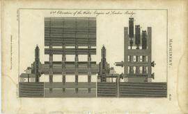 2nd Elevation of the Water Engine at London Bridge
