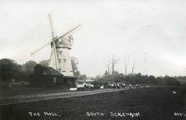 Smock mill, South Ockendon, surrounded by sheep