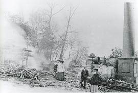 Watermill, Layham, burnt down