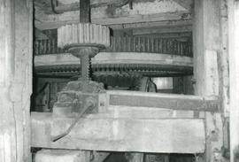 Pit wheel, wallower and spur wheel, watermill, Ixworth